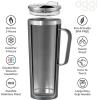 imageOGGI ThermoMug Stainless Steel Insulated Mug Double Wall Vacuum Insulated wHandle ampamp Lid Coffee Cup Camping Mug Travel Thermos 14oz420ml RedGray