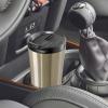 imageOggi CONTOUR Stainless Steel Travel Tumbler  Black 16 oz with flip open lid for hot and cold beveragesChampagne