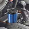 imageOggi CONTOUR Stainless Steel Travel Tumbler  Black 16 oz with flip open lid for hot and cold beveragesMidnight Blue