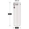 imageOggi Clear Canister with Clamp Lid 28 oz  Large Airtight Food Storage Container for Kitchen ampamp Pantry Storage of Bulk Dry Foods Including Pasta Flour Sugar Coffee Rice Tea Spices ampamp Herbs58Fluid Ounce