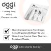 imageOggi Silverware Organizer 5Compartment Clear1 Count Pack of 1