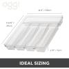 imageOggi Silverware Organizer 5Compartment Clear1 Count Pack of 1