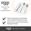 imageOggi Silverware Organizer 5Compartment Clear3Compartment