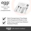 imageOggi Silverware Organizer 5Compartment Clear6Compartment