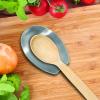 imageOggi Spooner Stainless Steel Spoon Rest Holds Kitchen Utensils for Mess Free Cooking Stove Top Coffee Station Kitchen Accessories Utensil Rest Blue 525 inch by 35 inch 76355Stainless Steel