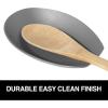 imageOggi Spooner Stainless Steel Spoon Rest Holds Kitchen Utensils for Mess Free Cooking Stove Top Coffee Station Kitchen Accessories Utensil Rest Blue 525 inch by 35 inch 76355Warm Gray