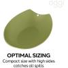 imageOggi Spooner Stainless Steel Spoon Rest Holds Kitchen Utensils for Mess Free Cooking Stove Top Coffee Station Kitchen Accessories Utensil Rest Blue 525 inch by 35 inch 76355Olive