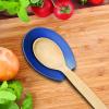 imageOggi Spooner Stainless Steel Spoon Rest Holds Kitchen Utensils for Mess Free Cooking Stove Top Coffee Station Kitchen Accessories Utensil Rest Blue 525 inch by 35 inch 76355Blue