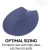 imageOggi Spooner Stainless Steel Spoon Rest Holds Kitchen Utensils for Mess Free Cooking Stove Top Coffee Station Kitchen Accessories Utensil Rest Blue 525 inch by 35 inch 76355Blue