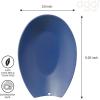 imageOggi Spooner Stainless Steel Spoon Rest Holds Kitchen Utensils for Mess Free Cooking Stove Top Coffee Station Kitchen Accessories Utensil Rest Blue 525 inch by 35 inch 76355Blue