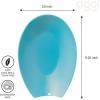 imageOggi Spooner Stainless Steel Spoon Rest Holds Kitchen Utensils for Mess Free Cooking Stove Top Coffee Station Kitchen Accessories Utensil Rest Blue 525 inch by 35 inch 76355Turquoise