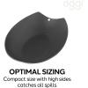 imageOggi Spooner Stainless Steel Spoon Rest Holds Kitchen Utensils for Mess Free Cooking Stove Top Coffee Station Kitchen Accessories Utensil Rest Blue 525 inch by 35 inch 76355Black