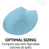imageOggi Spooner Stainless Steel Spoon Rest Holds Kitchen Utensils for Mess Free Cooking Stove Top Coffee Station Kitchen Accessories Utensil Rest Blue 525 inch by 35 inch 76355Turquoise