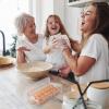 imageOggi Stackable Covered Egg Holder  Kitchen Organization Fridge Organizer Food Storage Clear Stackable Storage Bins 21 Egg Tray14 Egg Tray
