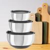 imageOggi Stainless Steel 3Piece Bowl Set with Lids 72870Stainless Steel