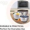 imageOggi Stainless Steel 3Piece Bowl Set with Lids 72870Stainless Steel