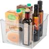imageOggi Storage Bin With Handles  Deep 975quot x 9quot x 6quot  Ideal for Kitchen Organization Pantry Storage Fridge Organizing Clear1 Count Pack of 2