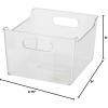 imageOggi Storage Bin With Handles  Deep 975quot x 9quot x 6quot  Ideal for Kitchen Organization Pantry Storage Fridge Organizing Clear1 Count Pack of 2