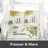 imageOggi Storage Bin With Handles  Deep 975quot x 9quot x 6quot  Ideal for Kitchen Organization Pantry Storage Fridge Organizing Clear1 Count Pack of 2