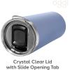 imageOggi ThermoTumbler Insulated Tumbler Thermal Travel Mug 24Ounce Gray 817010Blue