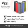 imageOggi ThermoTumbler Insulated Tumbler Thermal Travel Mug 24Ounce Gray 817010Gray