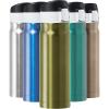imageOGGI Caliber Stainless Steel Travel Water Bottle Insulated Coffee Mug Metal Water Bottle Sports Bottle Water Flask Travel Bottles 17oz PeacockOlive