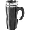 imageOggi Multigrip Stainless Steel Thermal Travel Mug  Olive 16oz with slide open lid for hot and cold beveragesBlack