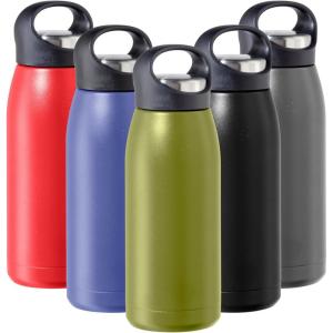 imageOGGI Freestyle Stainless Steel Insulated Water Bottle Double Wall Vacuum Insulated Travel Thermos 23oz680ml GreenGreen