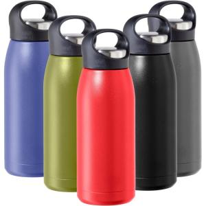 imageOGGI Freestyle Stainless Steel Insulated Water Bottle Double Wall Vacuum Insulated Travel Thermos 23oz680ml GreenRed