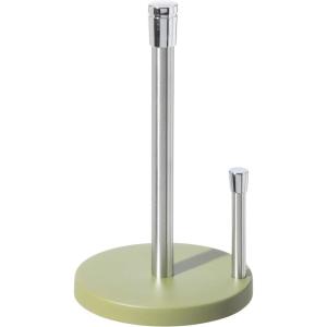 imageOGGI Stainless Steel Paper Towel Holder  with Stainless Base and Tear bar Height 13quot Color  Stainless SteelOlive