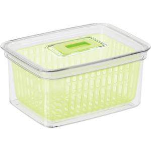 imageOggi Store Fresh Veggie Bin Kitchen Organization Refrigerator Organizer Bins Food Storage Containers Vegetable Storage Clear825 x 6 x 4