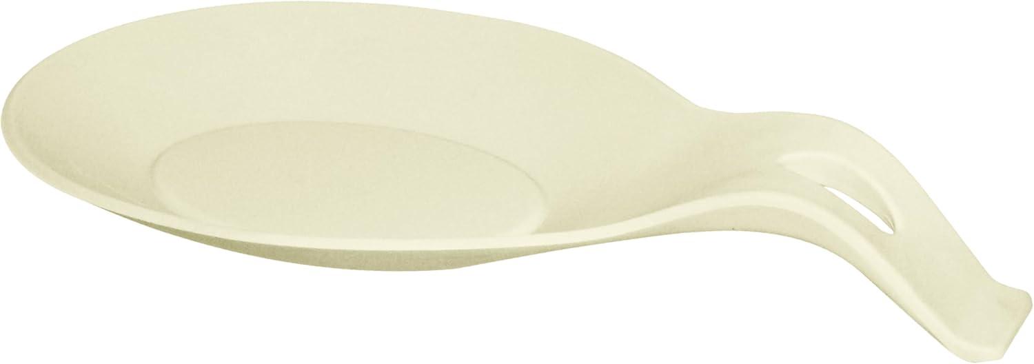 imageOGGI Silicone Spoon Rest for Stove Top  Jumbo Size Holds Large ampamp Multiple Kitchen Utensils in Place Great Spoon Rest for Kitchen Counter Kitchen Spoon Rest Spoon Holder for Stove OrangeCreme