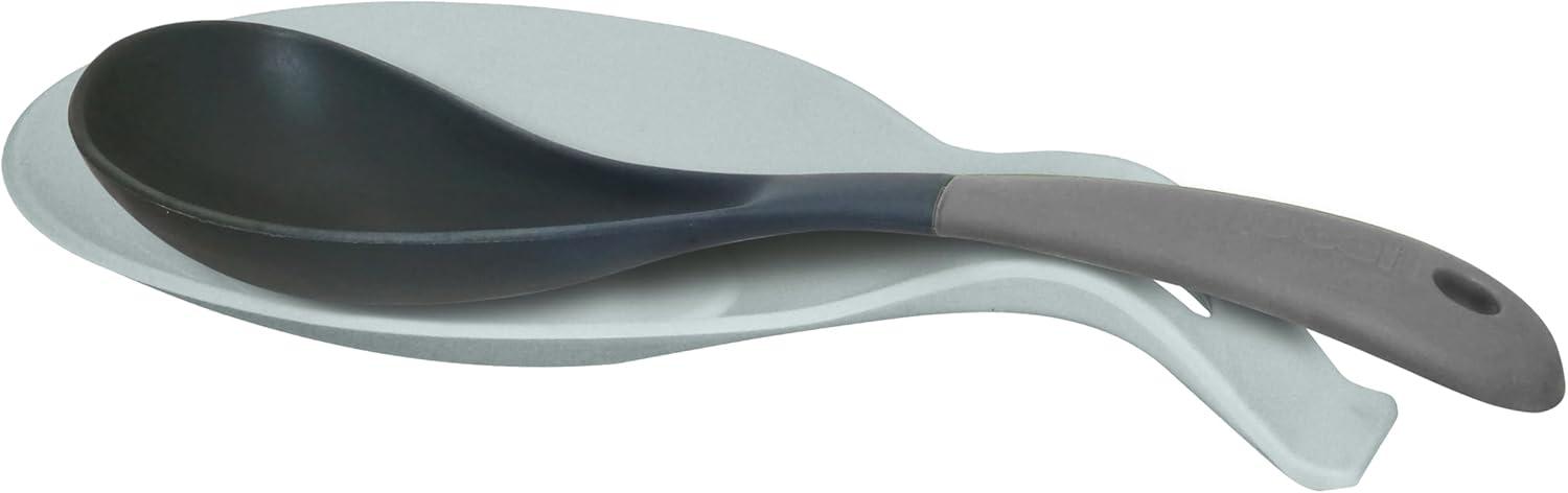 imageOGGI Silicone Spoon Rest for Stove Top  Jumbo Size Holds Large ampamp Multiple Kitchen Utensils in Place Great Spoon Rest for Kitchen Counter Kitchen Spoon Rest Spoon Holder for Stove OrangeOrange