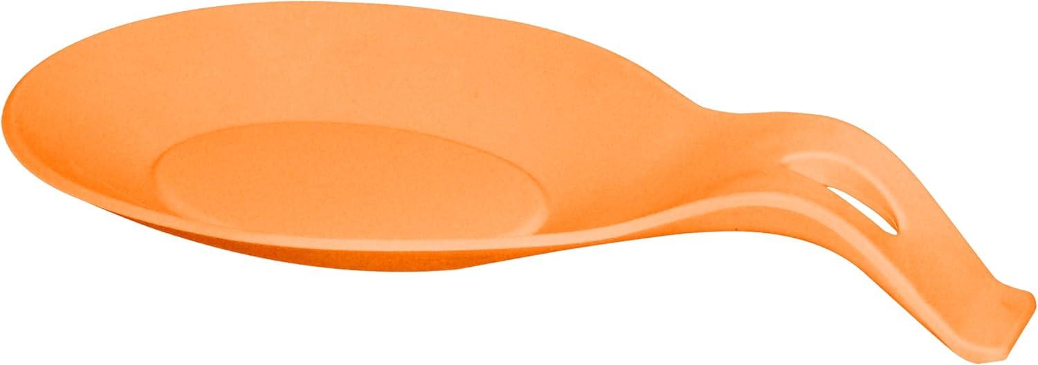 imageOGGI Silicone Spoon Rest for Stove Top  Jumbo Size Holds Large ampamp Multiple Kitchen Utensils in Place Great Spoon Rest for Kitchen Counter Kitchen Spoon Rest Spoon Holder for Stove OrangeOrange