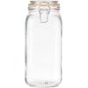 imageOGGI 4 Piece Airtight Glass Storage Containers Set  Includes 4 Glass Kitchen Canisters with Clamp Lids ampamp Silicone Seals  Farmhouse Kitchen Dcor Kitchen Storage Pantry Storage Food Storage4 Piece Set  Mixed
