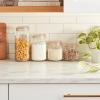 imageOGGI 4 Piece Airtight Glass Storage Containers Set  Includes 4 Glass Kitchen Canisters with Clamp Lids ampamp Silicone Seals  Farmhouse Kitchen Dcor Kitchen Storage Pantry Storage Food Storage4 Piece Set  Mixed