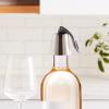 imageOGGI Bottle Stopper Set of 2  Stainless Steel Wine Topper Set  Stylish Wine Saver Stoppers with Airtight Wine Sealer Levers Stainless SteelStainless Steel