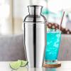 imageOGGI Classic Cocktail Shaker Gold Stainless  26 oz Stainless Steel Construction Built in Strainer  Ideal Home Bar Drink Mixer Bartender Kit Essential Bar AccessoriesStainless