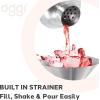 imageOGGI Classic Cocktail Shaker Gold Stainless  26 oz Stainless Steel Construction Built in Strainer  Ideal Home Bar Drink Mixer Bartender Kit Essential Bar AccessoriesGold