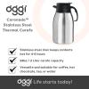 imageOGGI Coronado 68oz Stainless Steel Thermal Coffee Carafe Double Walled Vacuum Container wPress Button Top Insulated Coffee Carafe Thermos Carafe Coffee Urn Hot Beverage Dispenser 2 LitersCoronado 68Ounce