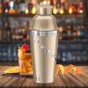 imageOGGI Dial A Drink Cocktail Shaker  Warm Gray 15 Recipes Built in Strainer 34 oz  The Original and Only Dial A Drink  Ideal Home Bar Drink Mixer Bartender Kit Essential Bar AccessoriesGold  34oz