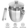 imageOGGI Double Wall Stainless Steel Ice Bucket  Insulated Ice Bucket with Elegant Steel Lid Classic Handles ampamp Stainless Steel Ice Tongs  Great for Home Bar Chilling Beer Champagne and Wine  3 qt3Quart