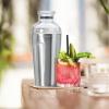 imageOGGI Groove Insulated Cocktail Shaker17oz Double Wall Vacuum Insulated Stainless Steel Tritan Lid has Built In Strainer Ideal Cocktail Mixer Martini Shaker Margarita Shaker Gold MarbleStainless Steel