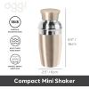 imageOGGI Mini Cocktail Shaker 10oz  Gray Stainless Steel  Ideal Single Serve Martini Shaker Great Small Size Suitable for Mini Bar On the Go Travel RV CampingGold