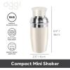 imageOGGI Mini Cocktail Shaker 10oz  Gray Stainless Steel  Ideal Single Serve Martini Shaker Great Small Size Suitable for Mini Bar On the Go Travel RV CampingWarm Gray