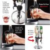 imageOGGI Professional 3Bottle Revolving Liquor Dispenser Stainless Steel3 Bottle