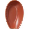 imageOGGI Spooner Ceramic Spoon Rest Spoon Rest for Stove Top Spoon Holder for Countertop Kitchen Decor for Counter Coffee Bar Accessories IvoryBrick Red