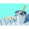 imageOGGI Stainless Steel Champagne Bucket  Large Ice Bucket with Elegant ampamp Classic Handles  Great for Home Bar Chilling Champagne and Sparkling Wine  425 qt  4 lt425 qt