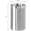 imageOGGI Stainless Steel Double Wall Wine Cooler  Insulated Tabletop Wine Chiller for White Wine ampamp Champagne Fits Most Standard Sized BottlesWine Cooler