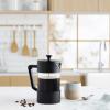 imageOggi Borosilicate Glass French Press Coffee Maker 20oz 5 Cup Capacity Coffee Press Single Serve Coffee Maker Stainless Steel Lid ampamp Plunger Make Great Coffee Gifts RedBlack
